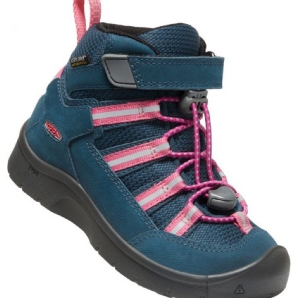 Size 5 Youth Keen Kids Blue and Pink Outdoor Boots